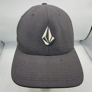 Volcom Full Stone Black Hat Cap L XL Outdoors Fitted Casual Comfort Lightweight